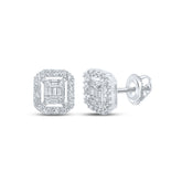 1/4CTW-DIA NK EMERALD EARRING